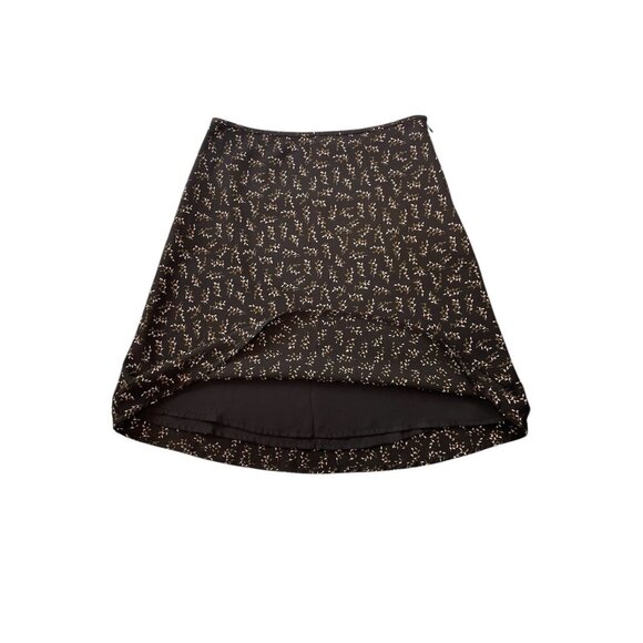 Y2K Old Navy Moody Dark Botanical Print Fall Skirt - Picture 4 of 7